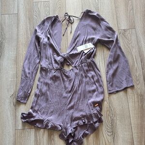 NWT Raisins Purple  Romper